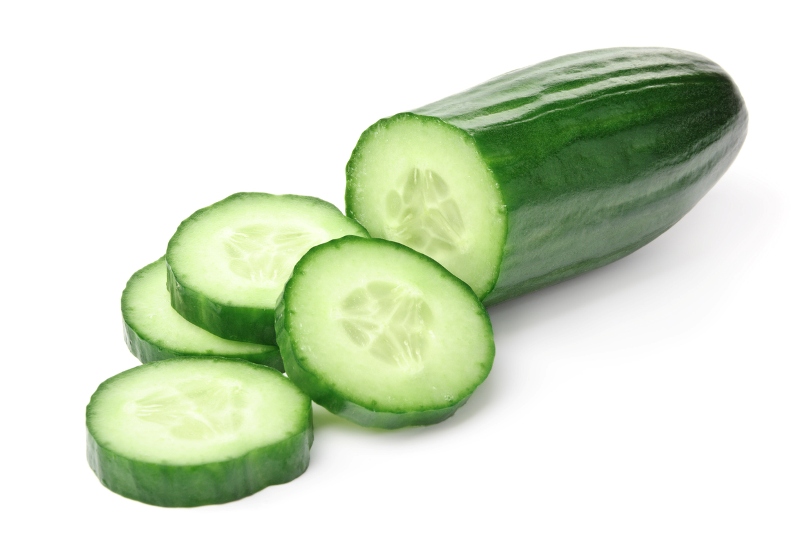 A slice of cucumber